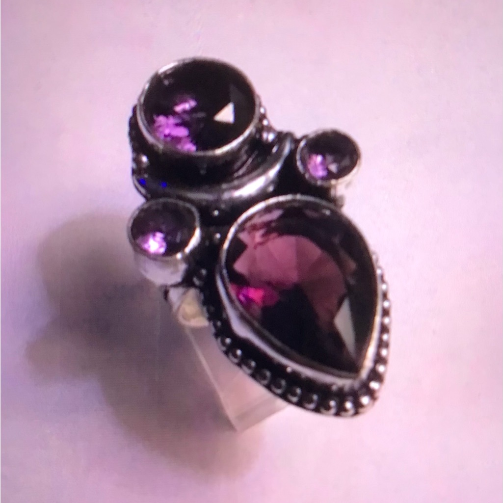 Amethyst 925 Sterling Silver Ring 115$